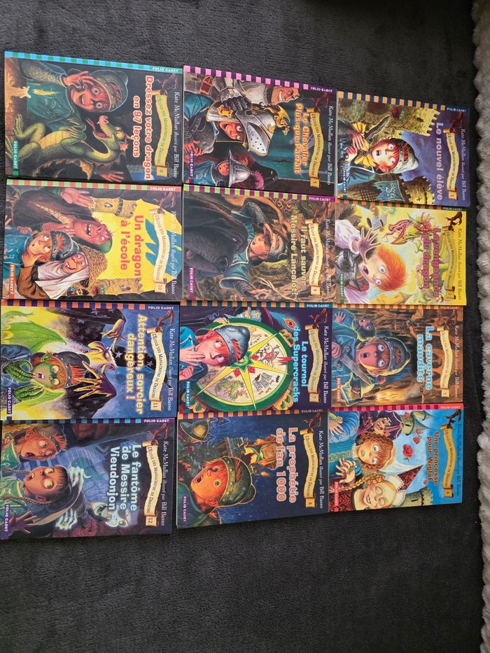 Lots de 12 livres école des massacreur  de dragons - photo numéro 4