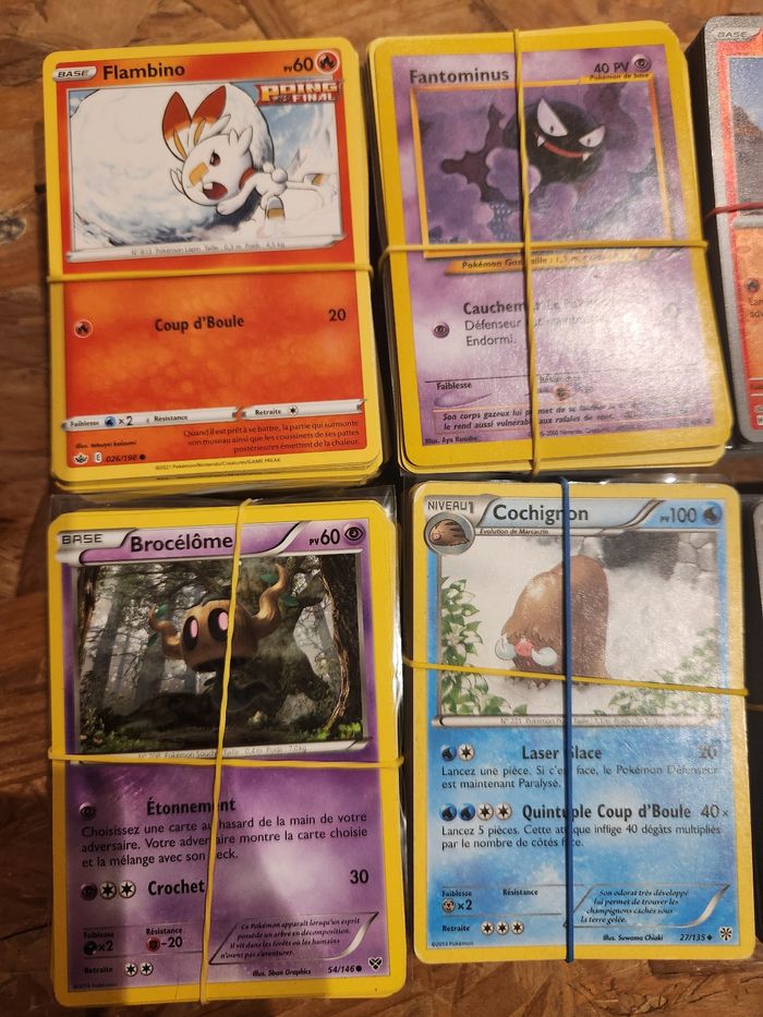 Pack 100 cartes pokemon sans doubles