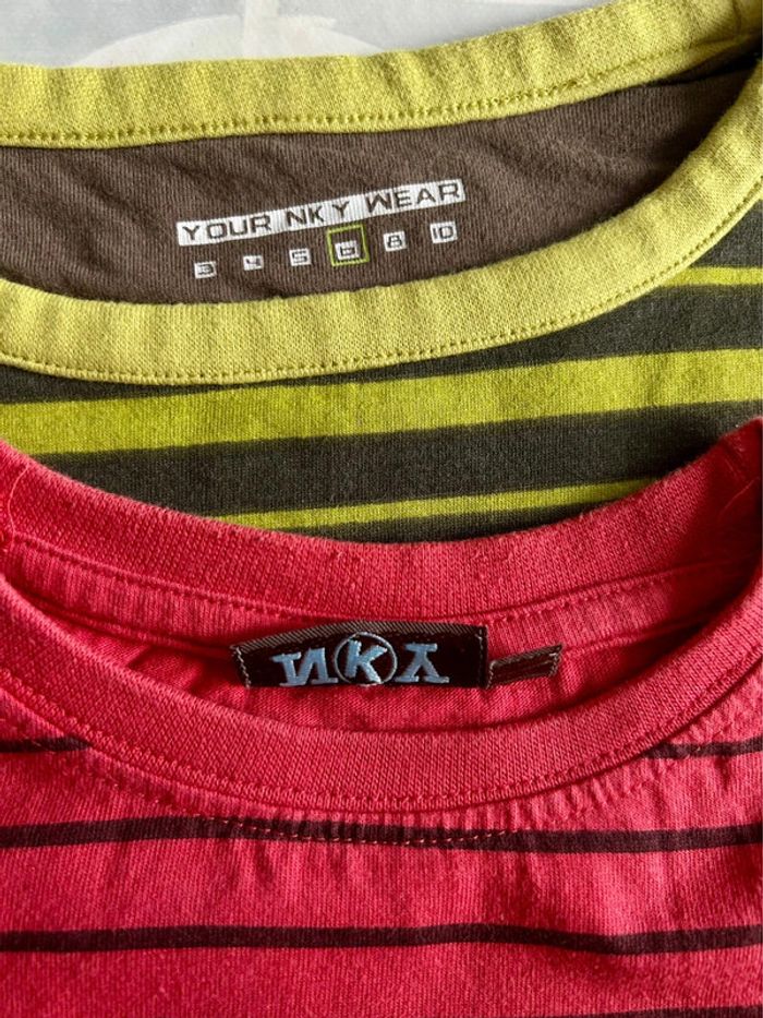 Lot de 2 t shirts - garçon - 6 ans - NKY - en très bon état - photo numéro 3