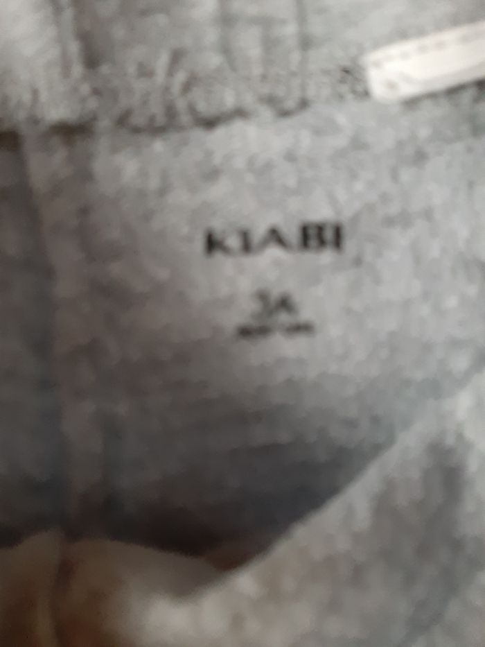 legging chaud doublé hiver fille (gris avec étoiles) - Kiabi - 3 ans - photo numéro 3