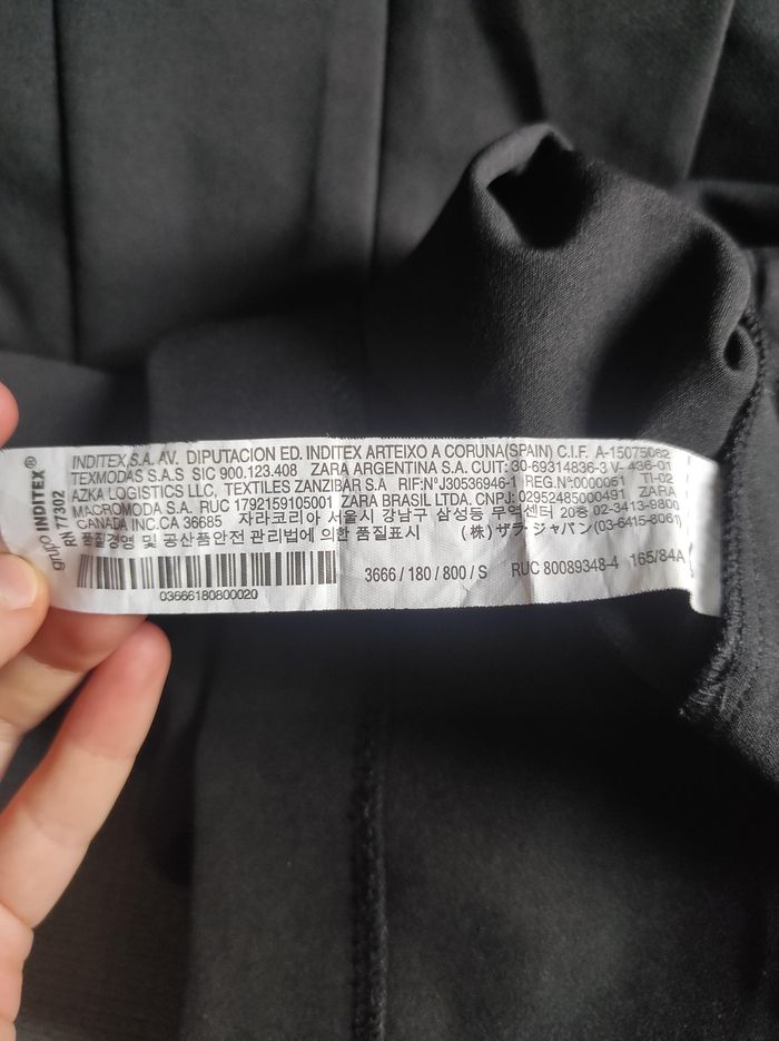 Robe de soirée noire Zara - photo numéro 4