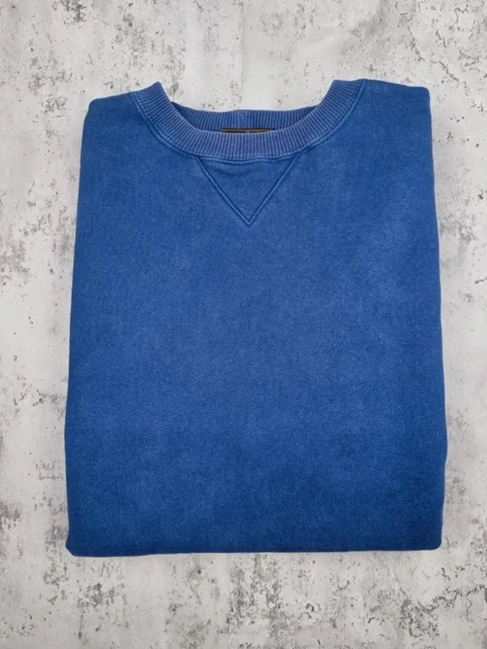 Sweat col rond Eddie Bauer bleu – Taille M Homme - photo numéro 2