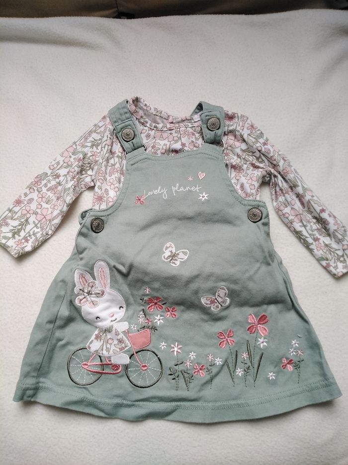 Salopette robe avec t-shirt