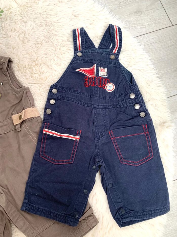 3 salopettes garcons 3mois - photo numéro 3