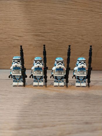 Figurines type lego 4 stormtroopers star wars