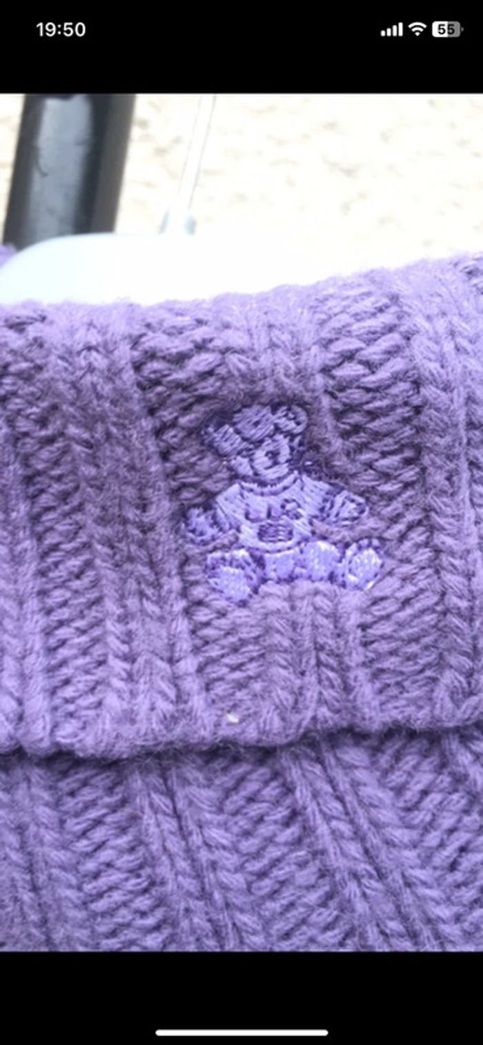 Col roulé Lulu violet
