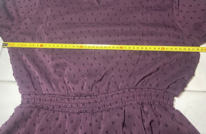 Robe  bordeaux/violet »Esmara »manches longues - photo numéro 4