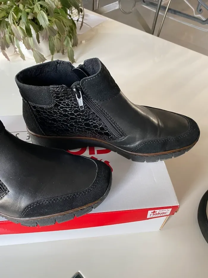 Boots bottines rieker antistress comme neuves - photo numéro 6