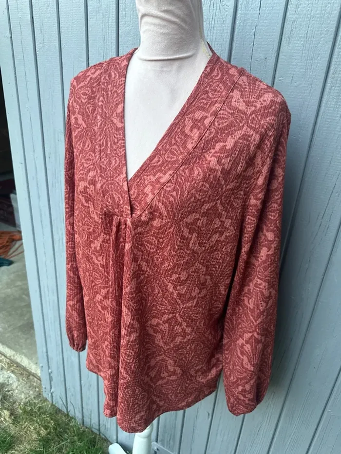 Blouse manches longues décolleté 46 - photo numéro 3