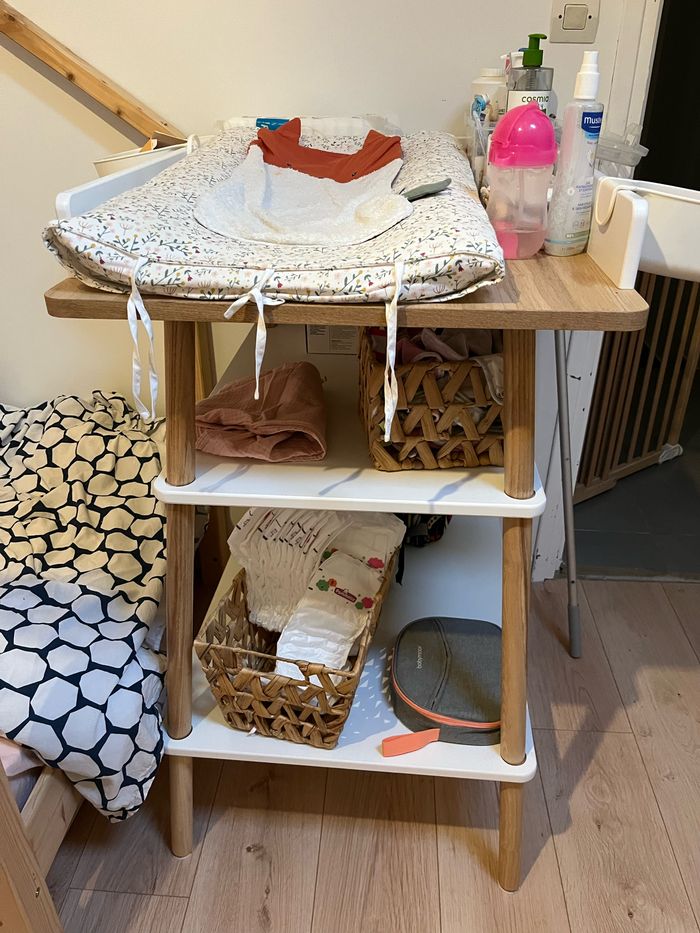 Ensemble lit bébé et table à langer - photo numéro 2