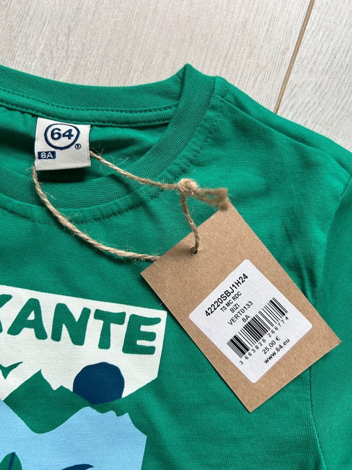 T-shirt manches courtes 64 8 ans - photo numéro 3