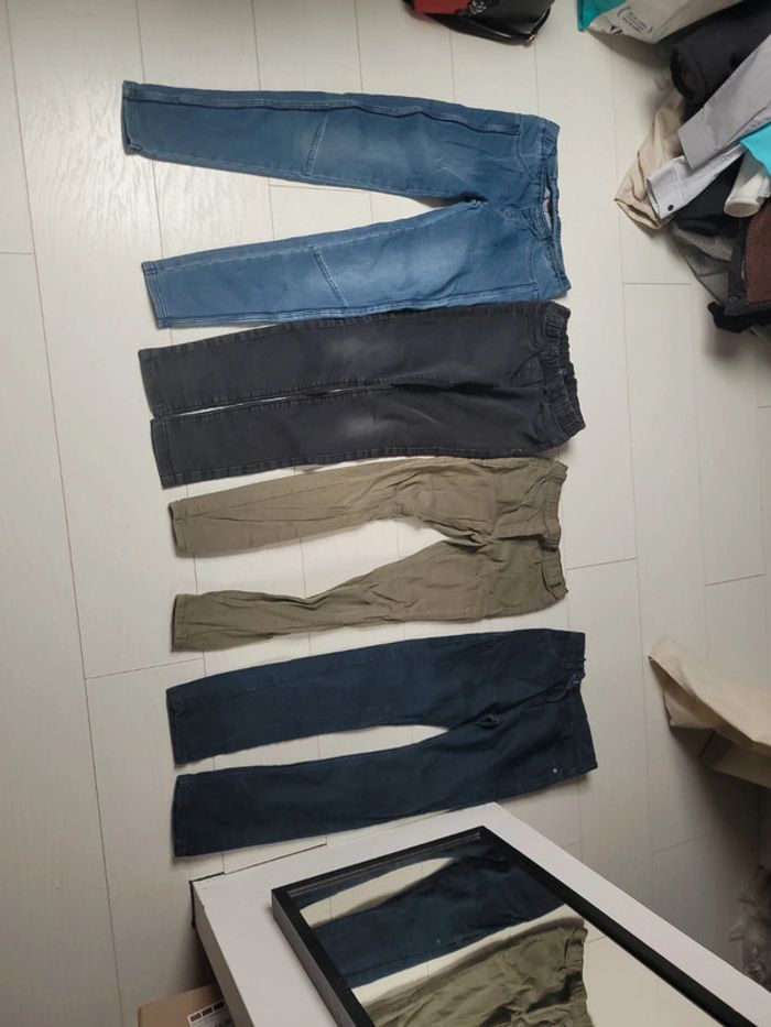 Lot 4 jeans fille 12 ans