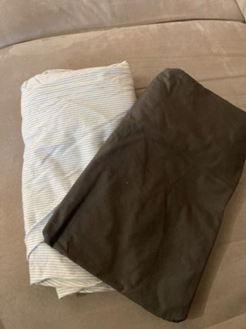 Lot de drap housse lit à barreaux