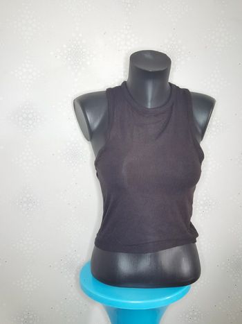 D2762 - top noir femme taille S