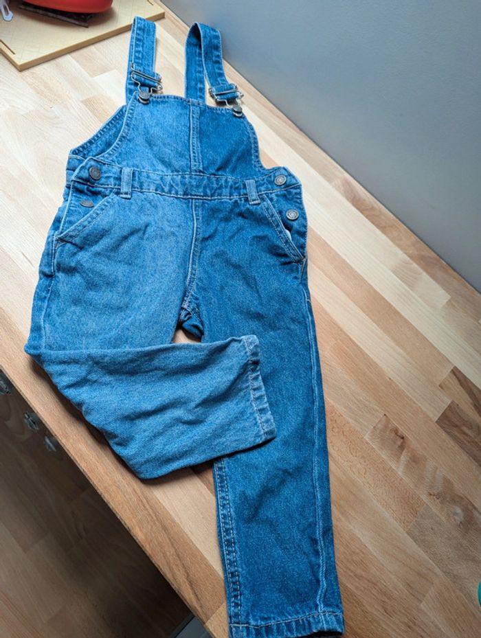 Salopette en jean 3/4 ans