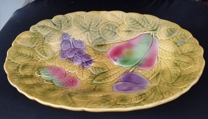 Plat ovale céramique Sarreguemines - photo numéro 2