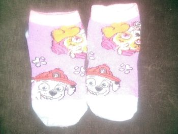 Chaussette paw patrol rose