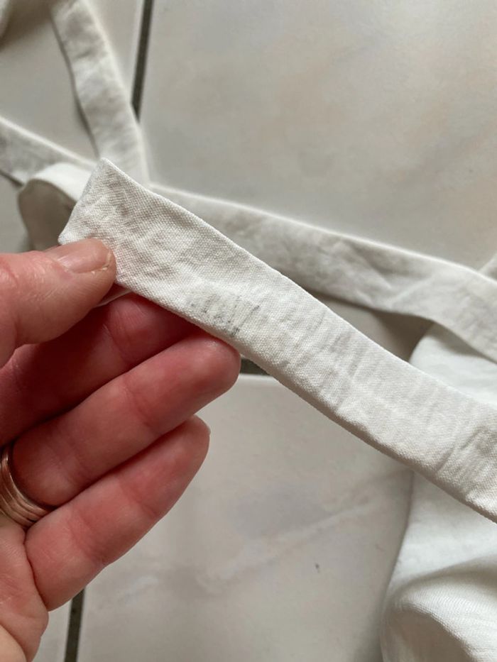 Pantalon blanc crème Zara taille M - photo numéro 7