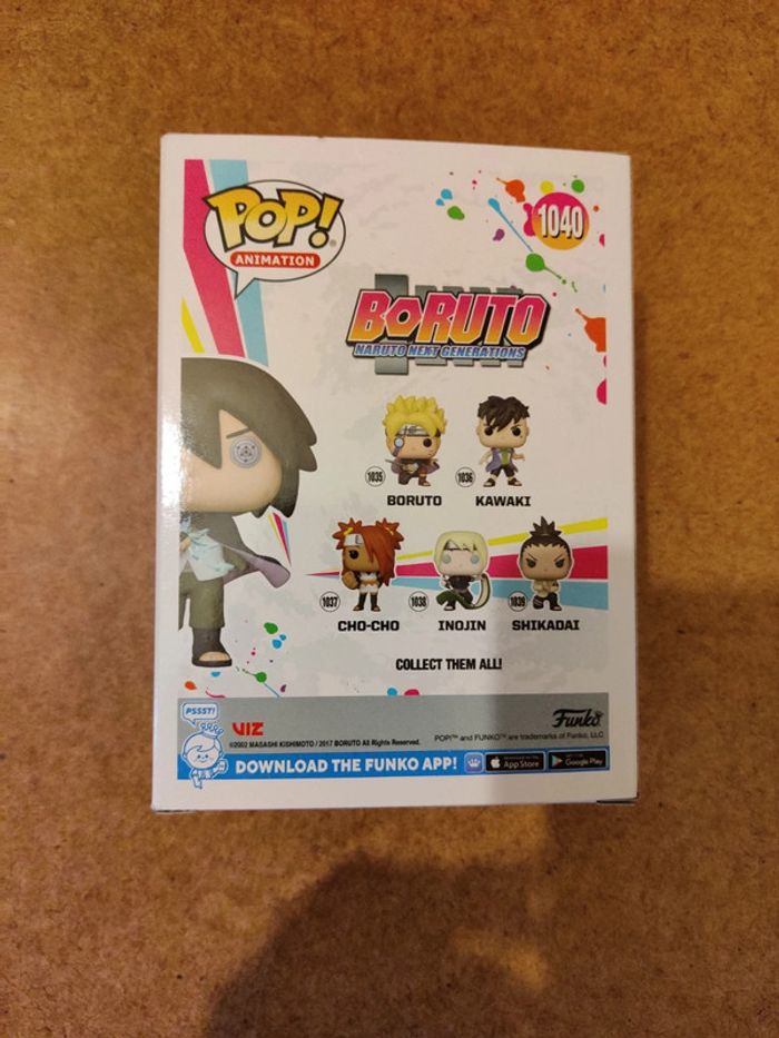 Figurine Funko pop boruto sasuke - photo numéro 3