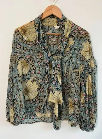 Chemiser foulard fleuri H&M