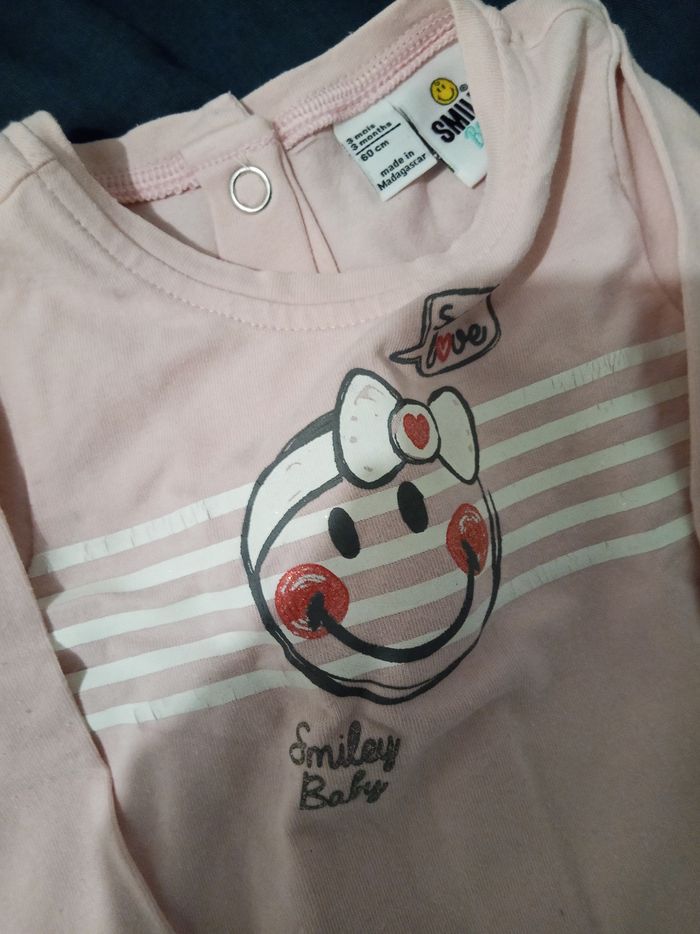 Haut ML Smiley _ 3 mois - photo numéro 2