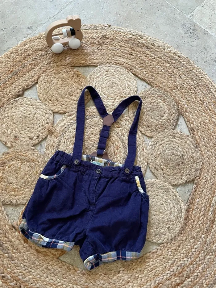 Short avec bretelles 23 mois
