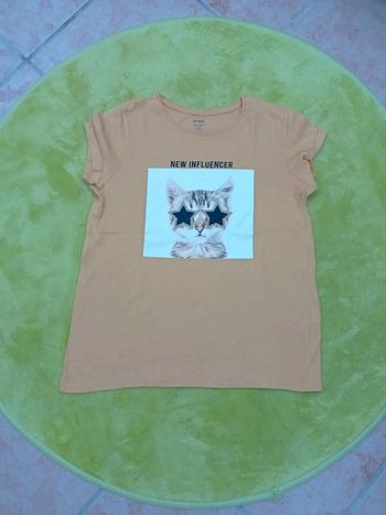 Tee-shirt moutarde Kiabi taille 12 ans