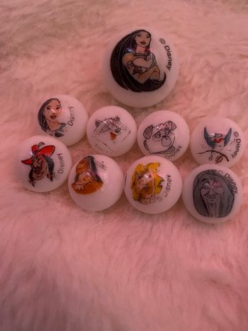 Lot de 9 billes Disney Pocahontas