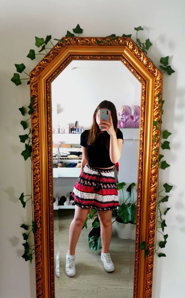 Jolie jupe Gipsy orientale avec ceinture🌷