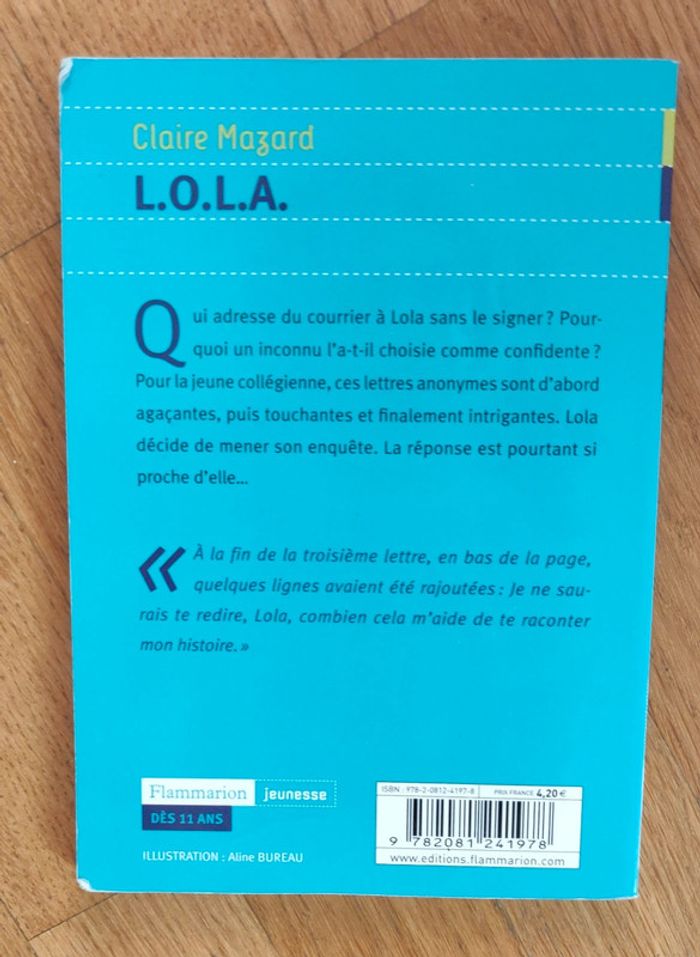 Livre Lola - Claire Mazard - photo numéro 2
