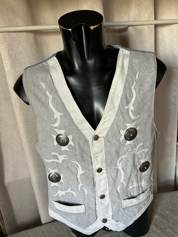 Gilet western modèle déposé XL Johnny Hallyday