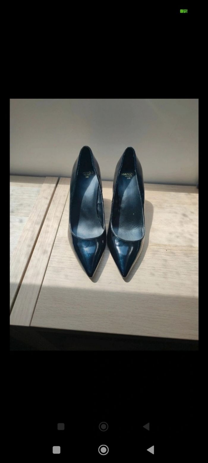 Escarpins vernis noir 38
