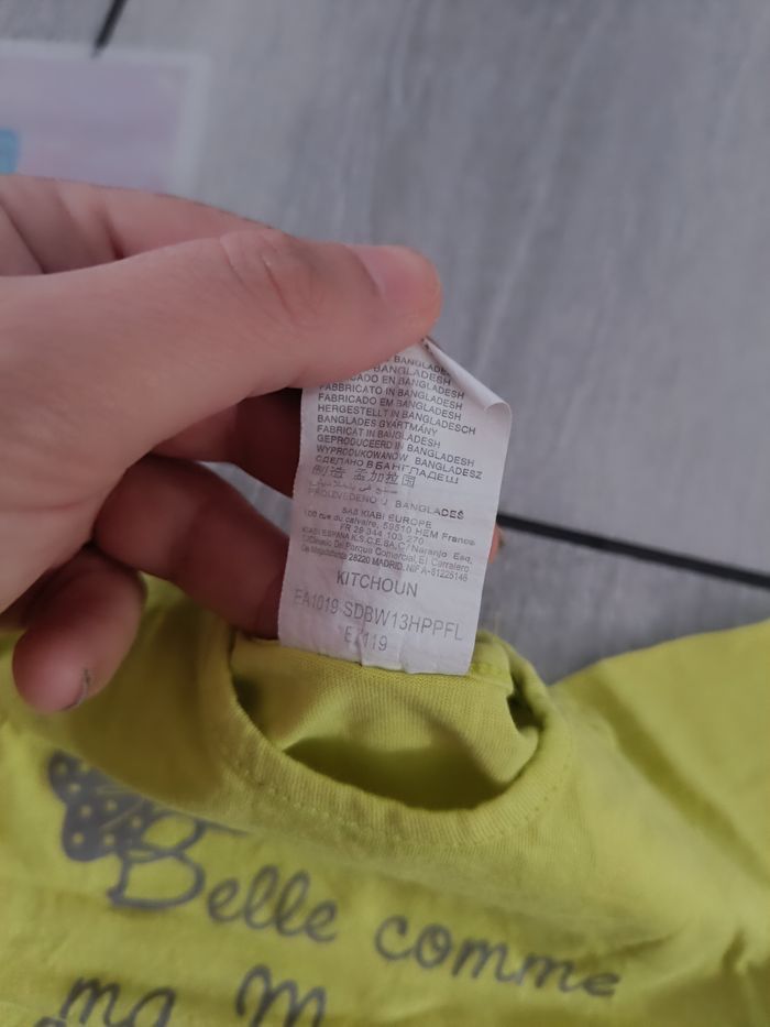 t-shirt manche longue 1 mois - photo numéro 5