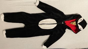 Surpyjama pingouin en polaire à capuche 4a 104cm