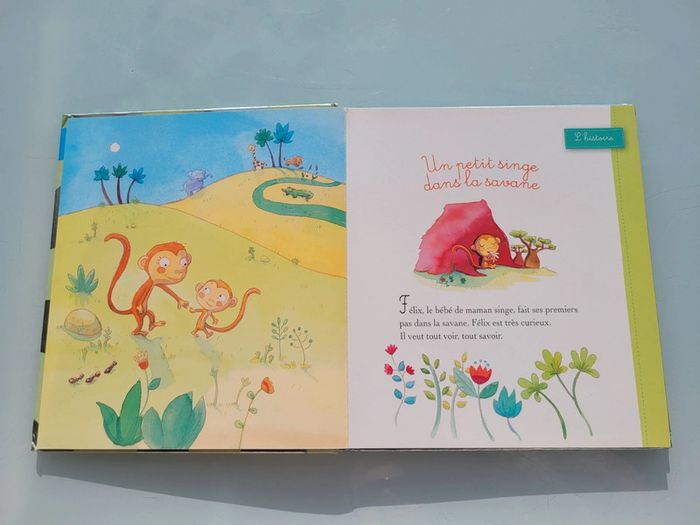 Livre couverture mousse Le Monde tout doux de mes 1 an, fleurus 53 - photo numéro 5