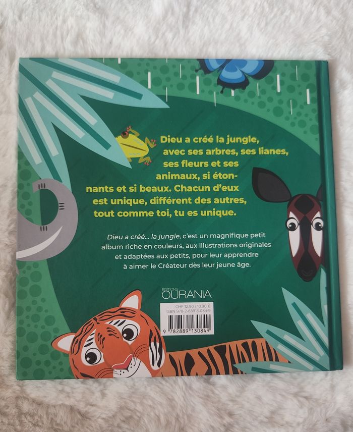 Livre “Dieu a créé… la jungle” – Sarah Jean Collins – Très bon état - photo numéro 2