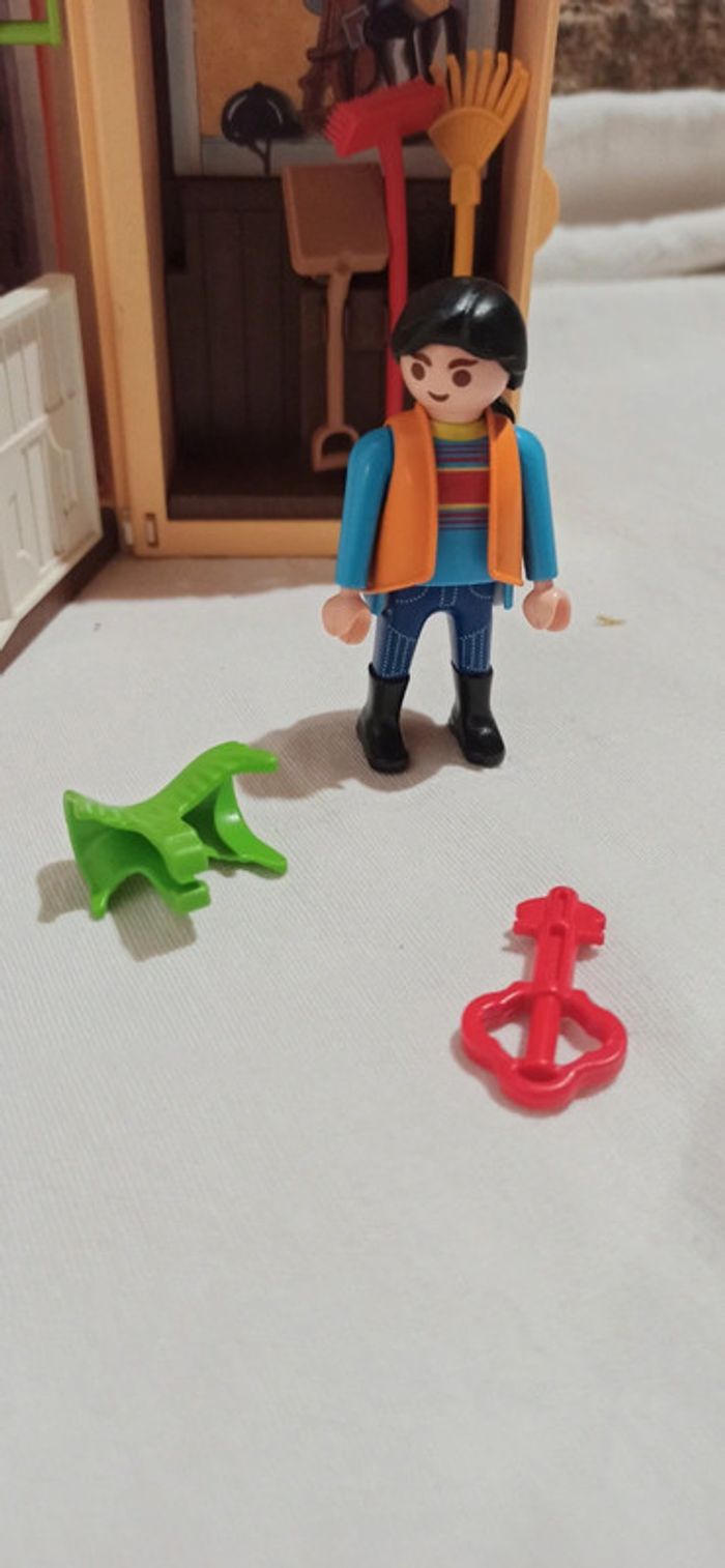 Écurie transportable playmobil - photo numéro 3