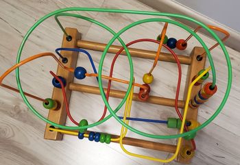 Grand boulier en bois - circuits de motricité- montessouri