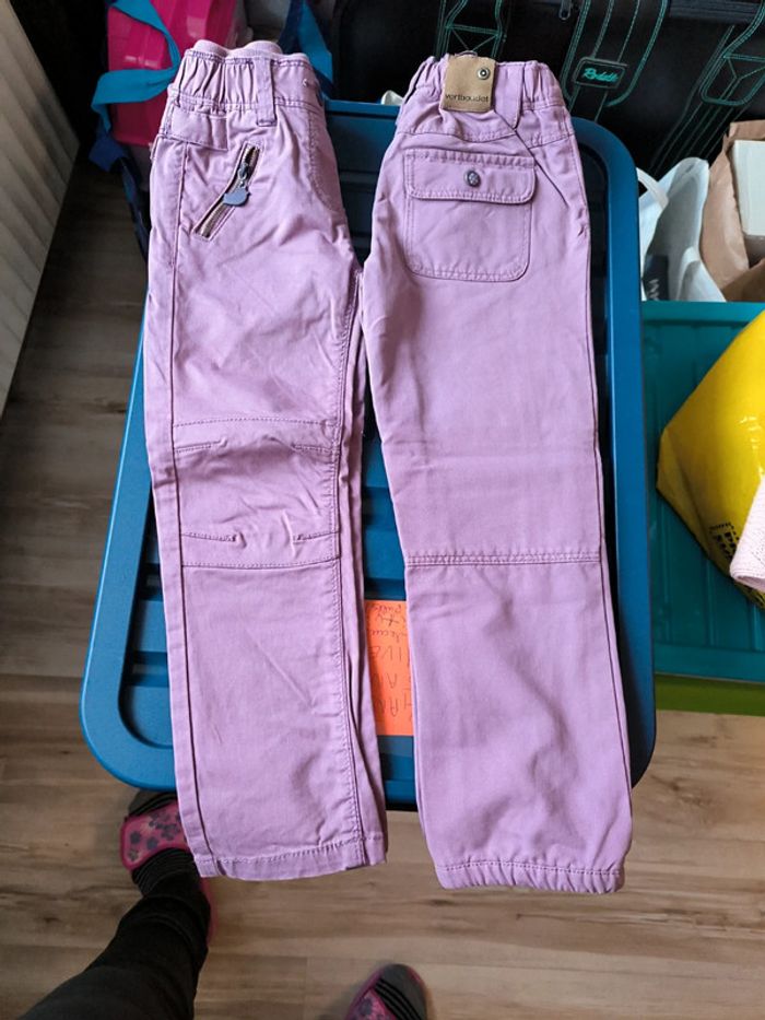 Lot 7 pièces ton violet rose 4/5 ans - photo numéro 11