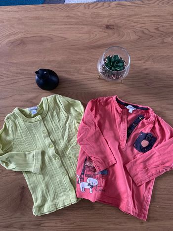 💫lot 2 de T-shirt manche longue bébé fille 💫