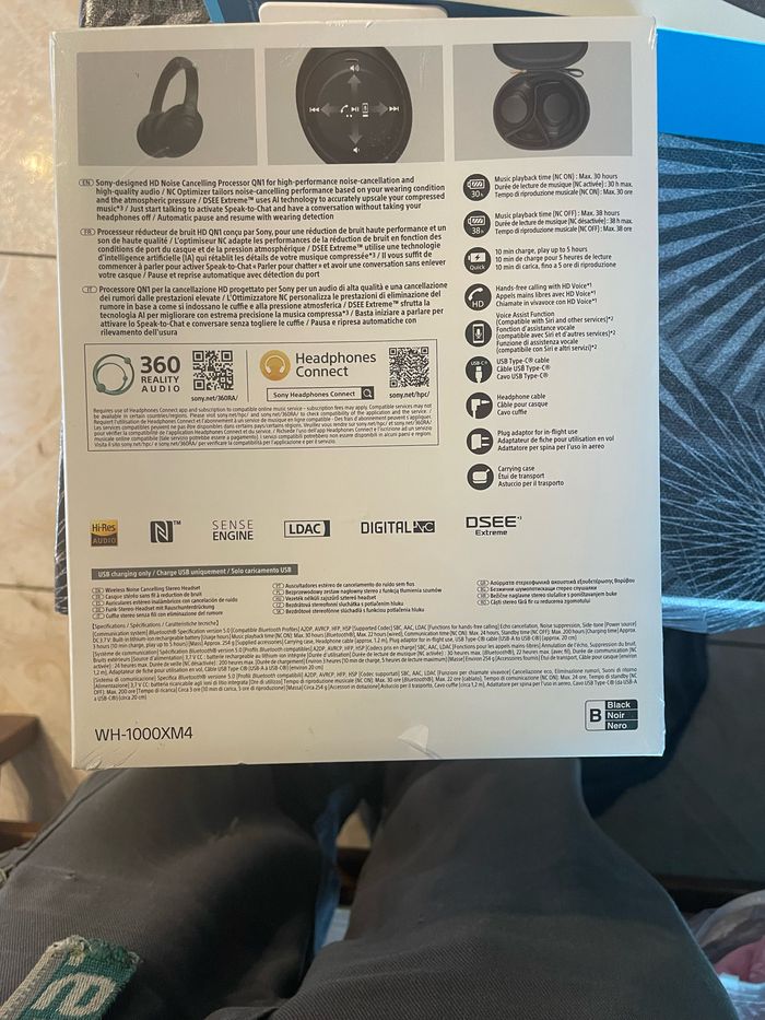 Casque Sony WH 1000XM4 neuf jamais ouvert - photo numéro 2