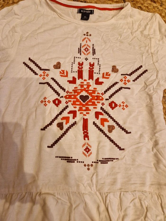 Tee shirt manches longues boheme Kiabi 🐇4 ans🐇 - photo numéro 2