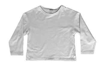 T shirt beige manches longues. Kiabi. 6 ans. 114 - 119 cm.