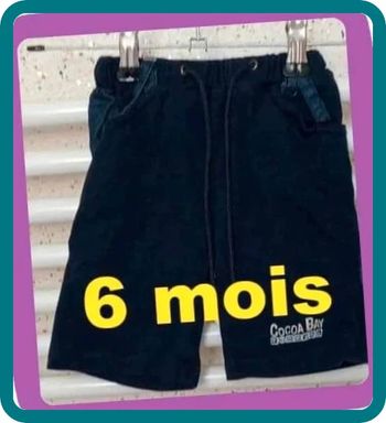 Pantalon bleu marine léger Taille 6 mois