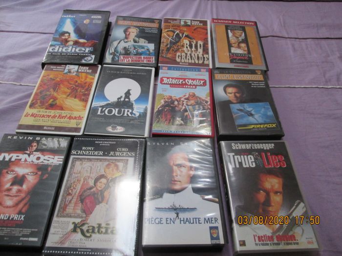 Lot Cassettes VHS Film