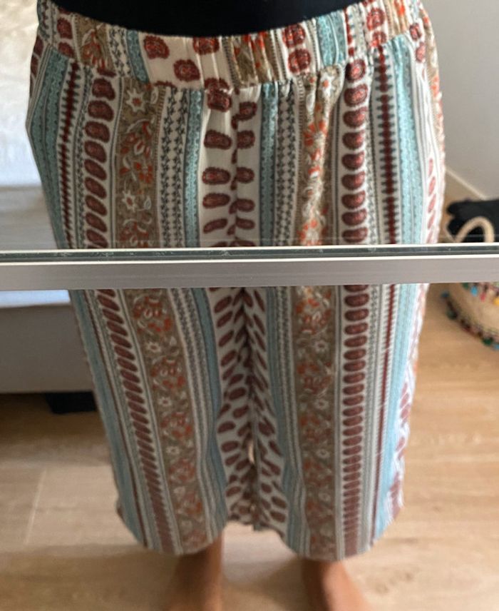 Pantalon large motifs 7/8e