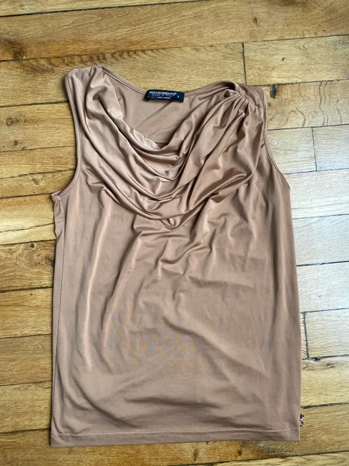 Top vintage asymétrique