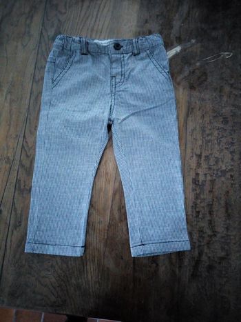 Pantalon rayé chino