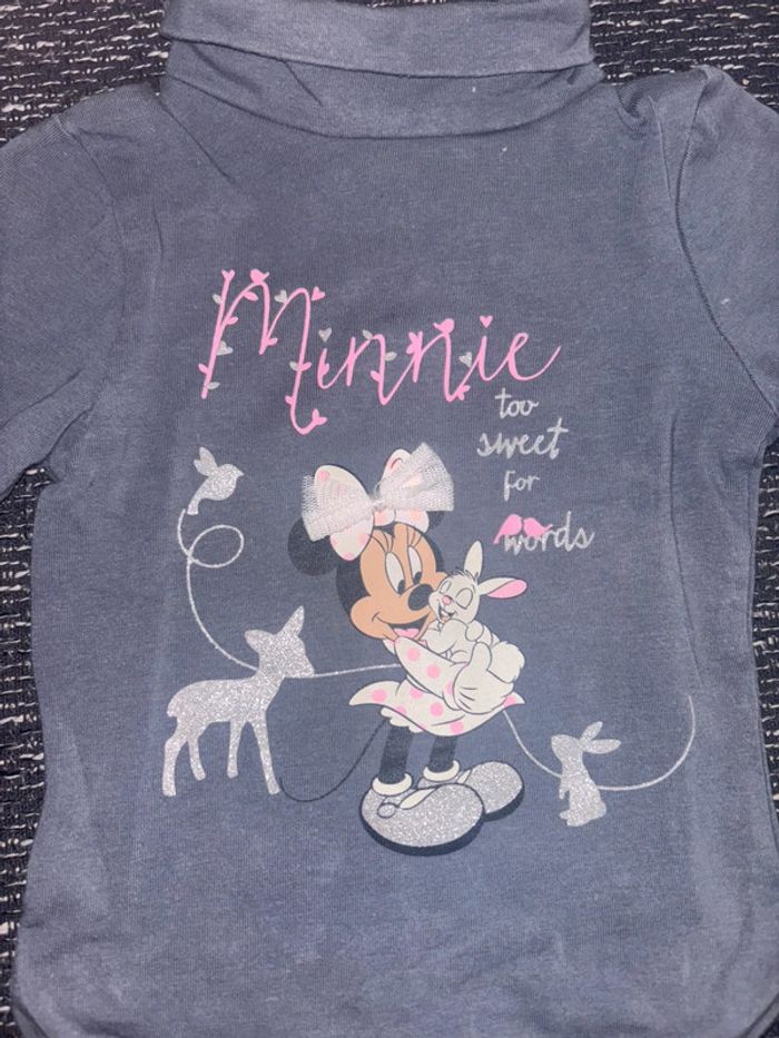 Tee shirt manches longues Minnie - photo numéro 2