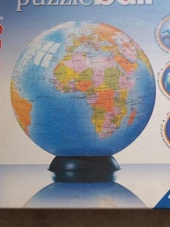 Puzzle ball Ravensburger 540 pièces Globe Terrestre
